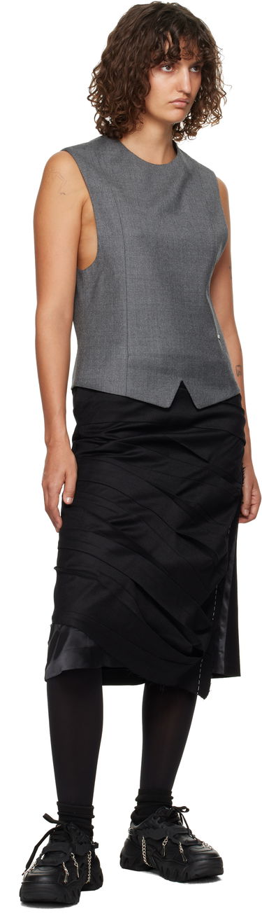 Безрукавка ADER ERROR Fitted Vest Top Сірий | BN01FWVE0101GR, 3