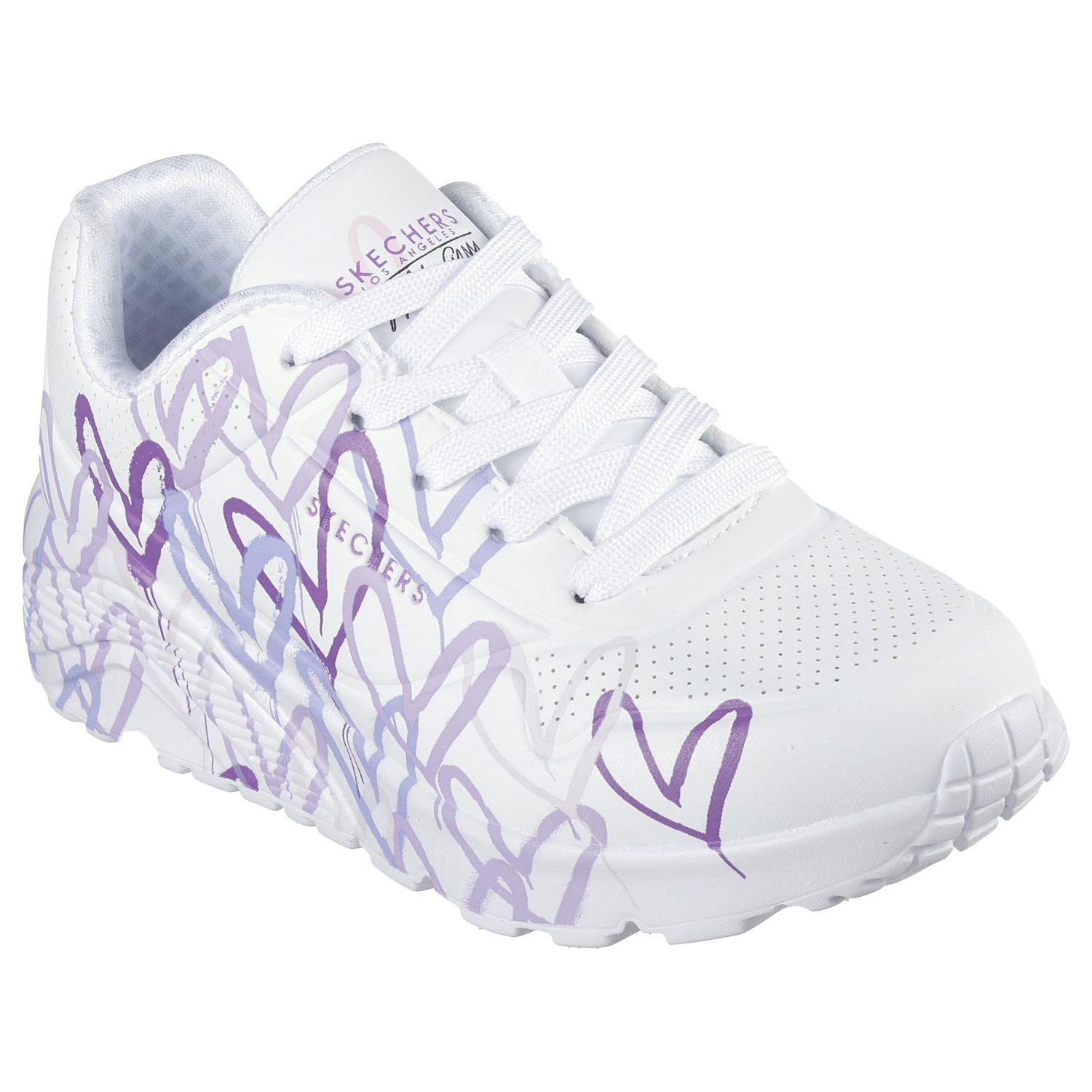 Кросівки та взуття Skechers Uno Lite Spread білий | 314064L-WLPR, 1