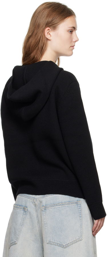Світшоти We11done We11done Embroidered-Logo Zip-Up Hoodie чорний | WD-KJ2-24-605-W-BK, 2
