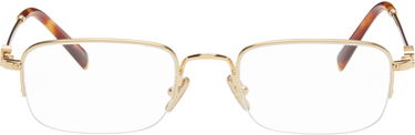 Сонцезахисні окуляри Miu Miu Miu Miu Half Rim Metal Rectangle Glasses Коричневий | 0MU 52WV 8056262411148, 0