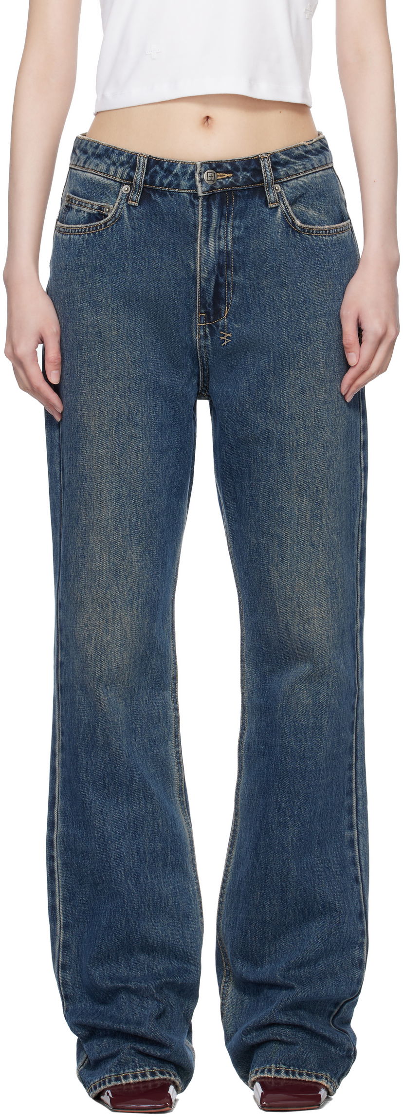 Джинси Ksubi Ksubi Soho Slouch Sandstorm Jeans Синій | WPS25DJ016