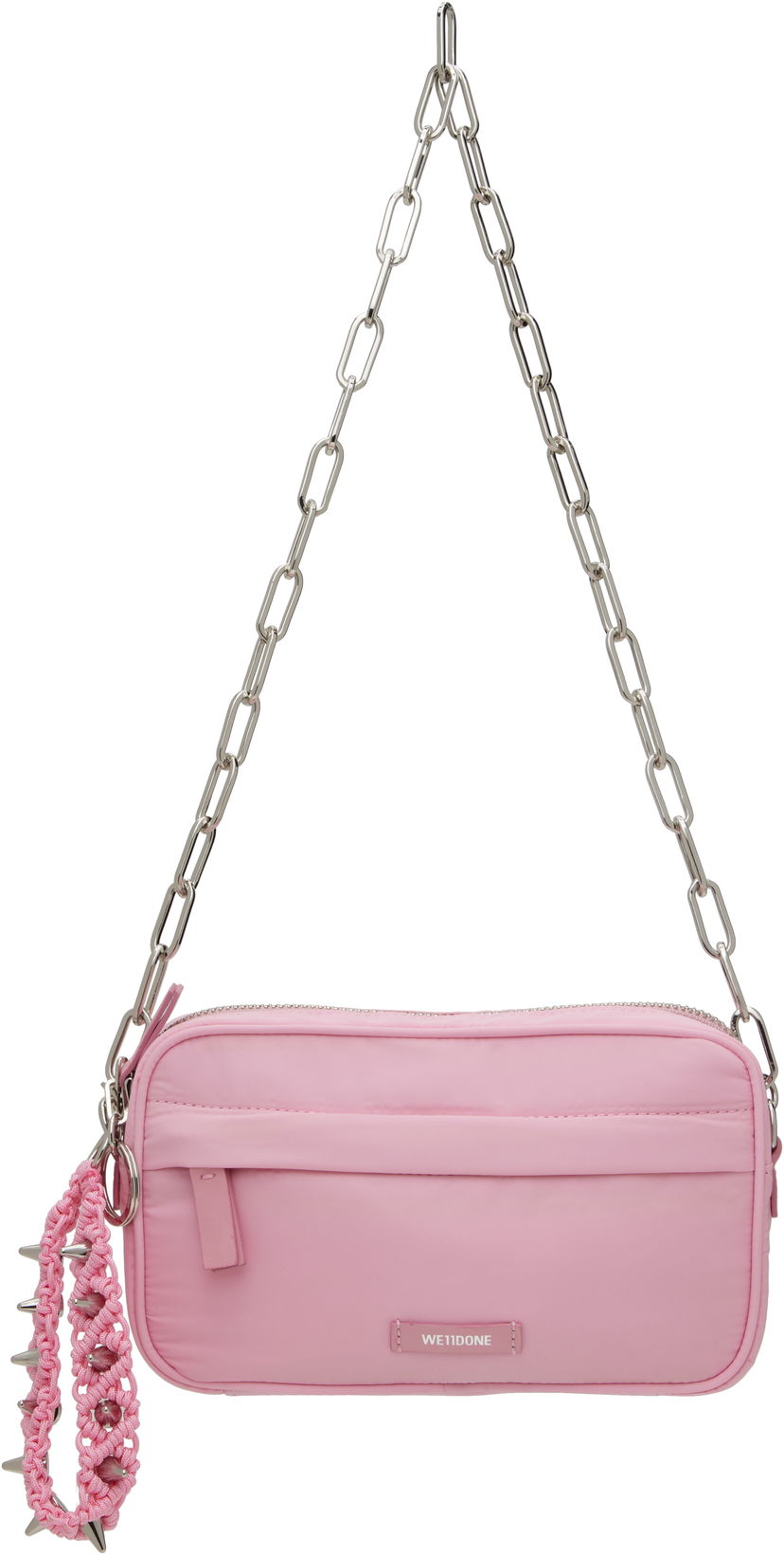Сумка We11done We11done Mini Chain Bag with Spiked Wristlet Рожевий | WD-AB0-25-488-U-PK