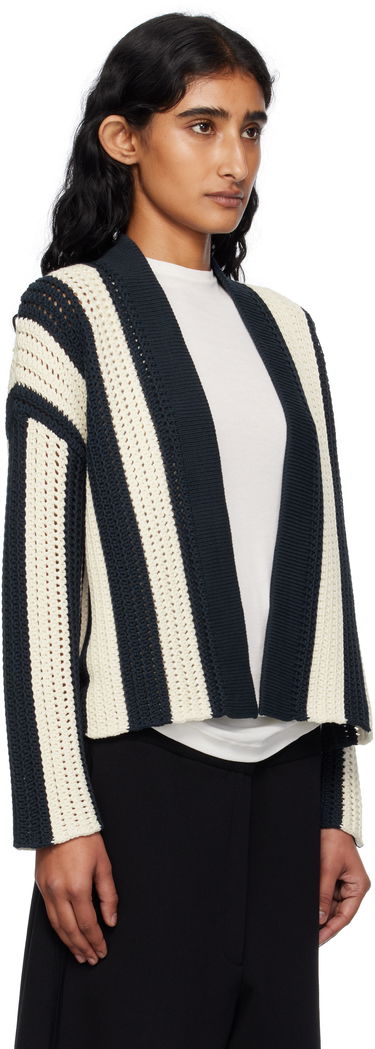 Cветр Max Mara Weekend Max Mara Striped Open Cardigan темно-синій | 2515341012600, 1