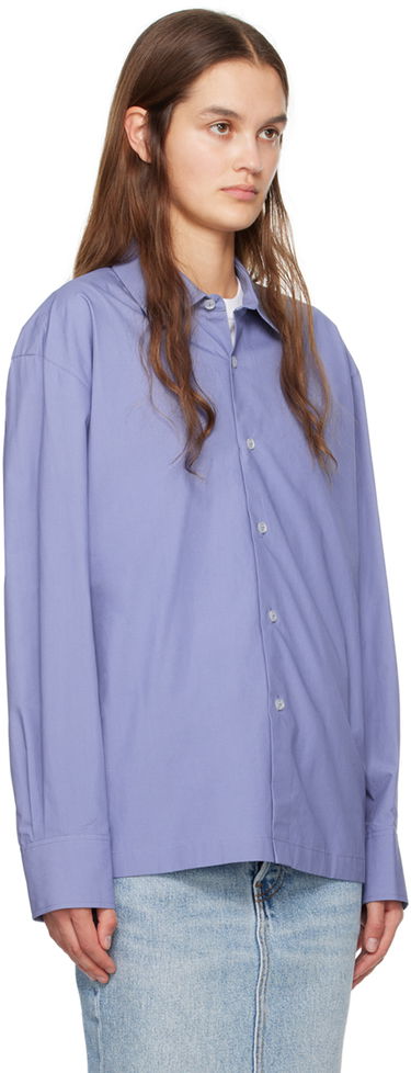 Сорочка Alexander Wang  Button Up Shirt Синій | 4WC1241449, 1