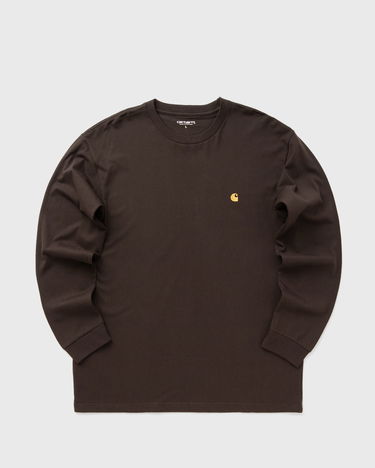 Футболка Carhartt WIP Long Sleeve Chase T-Shirt Коричневий | I026392-00W.XX, 2