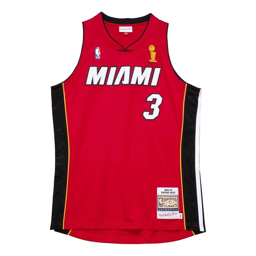 Джерсі Mitchell & Ness Heat 2005-06 Dwyane Wade Jersey Червоний | AJY43254-MHE05DWASCAR