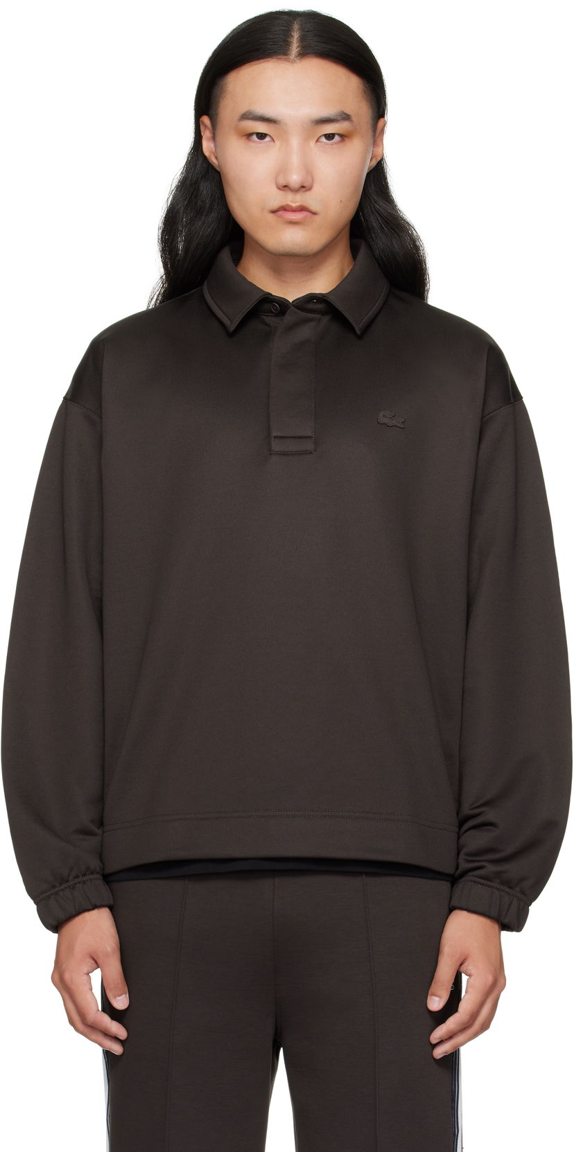 Сорочка поло Lacoste Lacoste Tier 0-1 Polo Shirt Коричневий | SH5887_SKB
