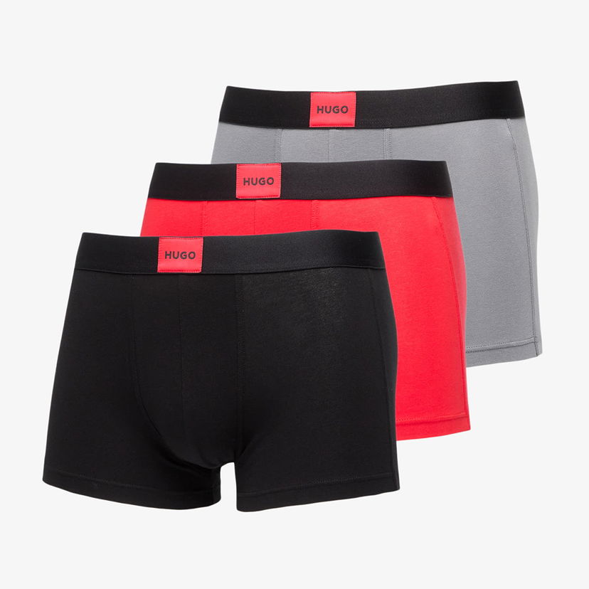 Боксери BOSS HUGO Men's Stretch Trunks 3-Pack Різнокольоровий | 50532797-981