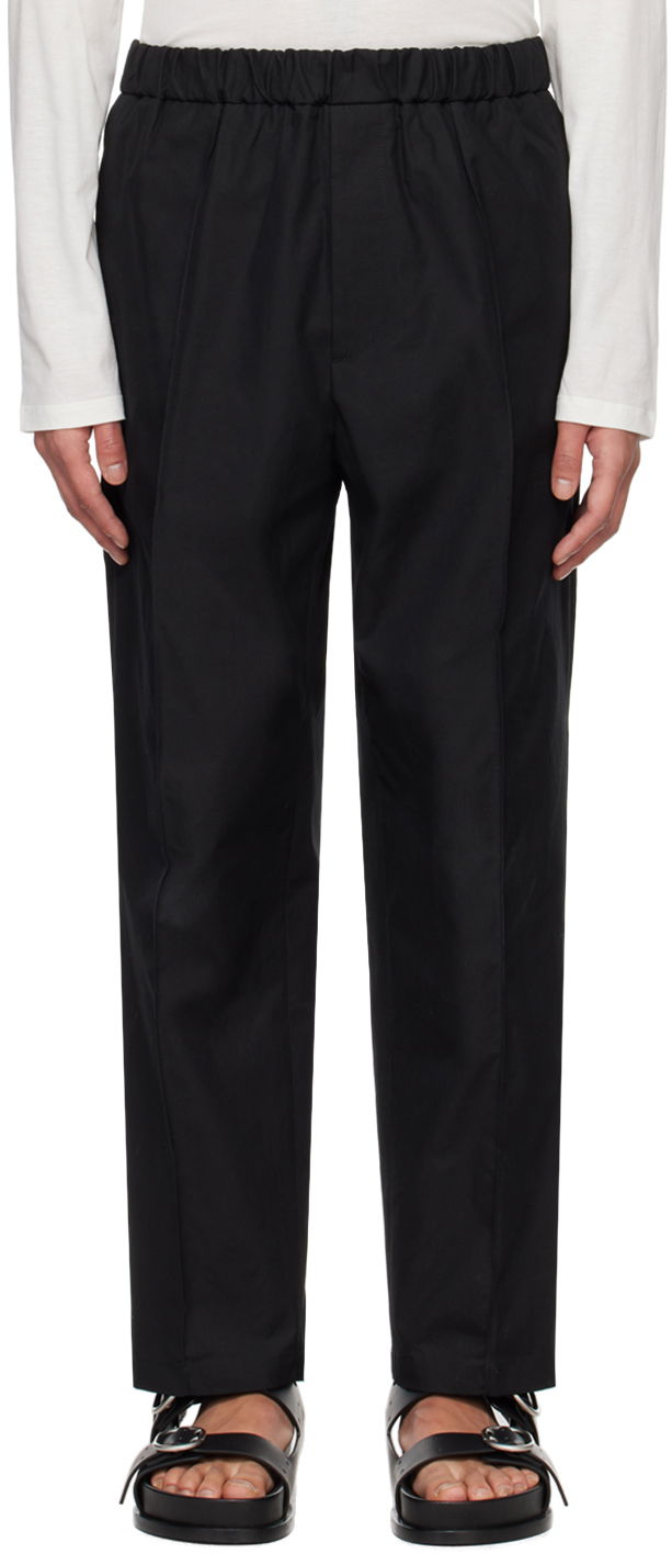 Штани Jil Sander Tapered Trousers чорний | J21KA0012_J45218