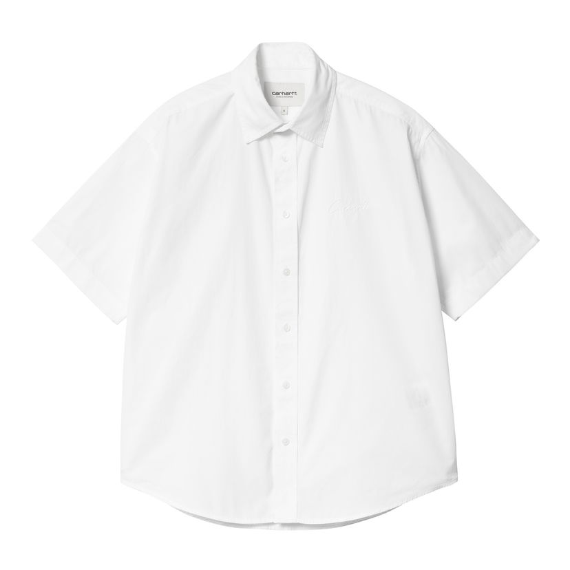 Сорочка Carhartt WIP S/S Jaxon Shirt білий | I033080_0MG_XX