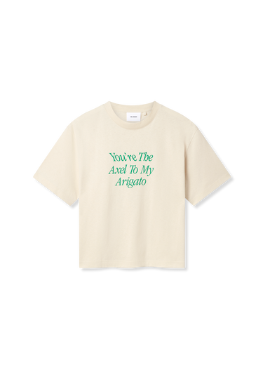 Футболка AXEL ARIGATO Printed T-Shirt with Short Sleeves бежевий | A3010002, 0