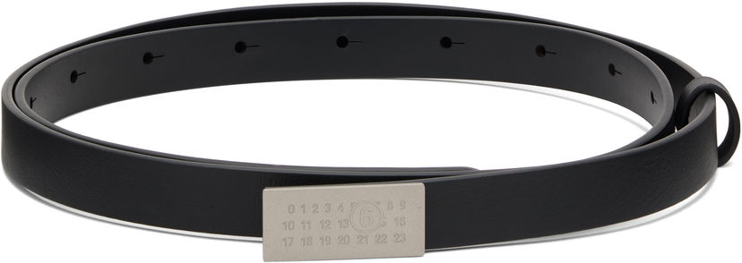 Ремені Maison Margiela MM6 Maison Margiela Numeric Belt чорний | SA5TP0011 P8326
