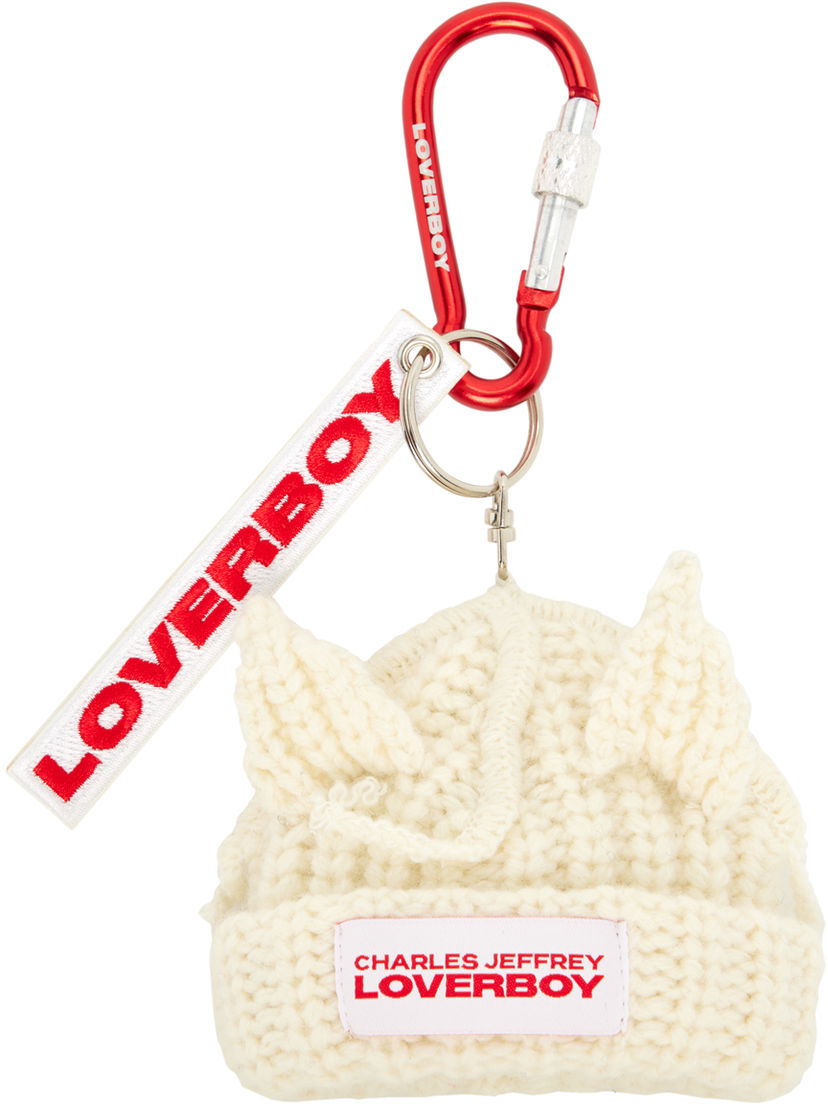 Брелоки Charles Jeffrey Loverboy Jeffrey Loverboy Chunky Ears Beanie Keychain Червоний | 044141002