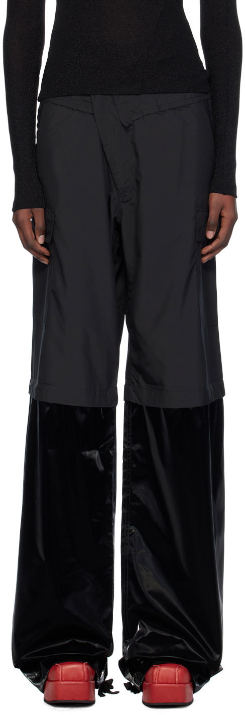 Штани карго Ottolinger Ottolinger Baggy Cargo Pants чорний | 1060801921