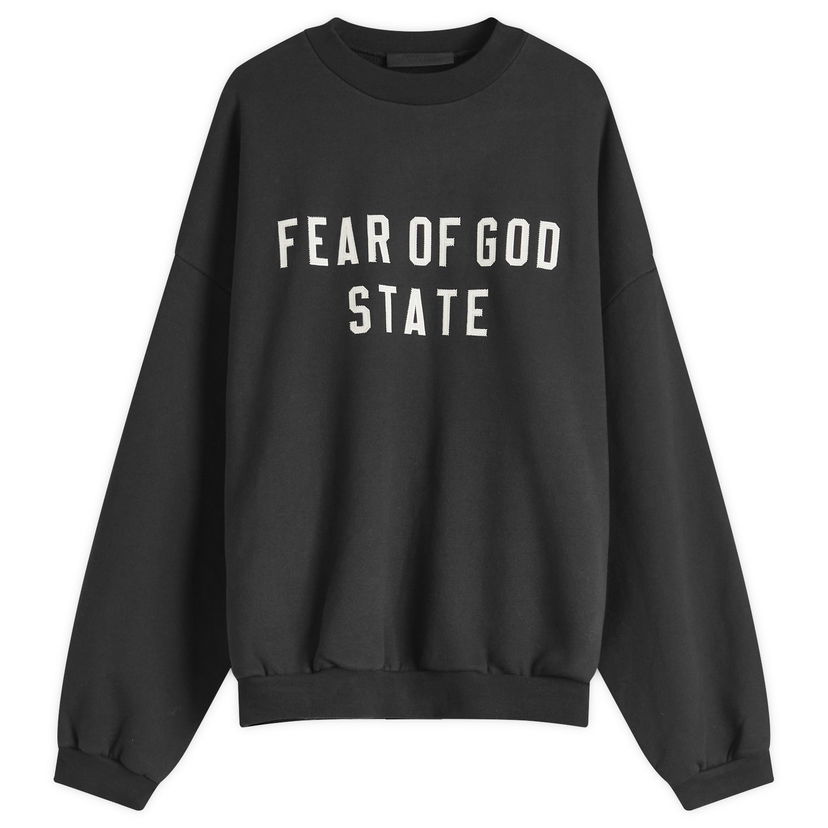 Cветр Fear of God Heavy Fleece Crew Sweatshirt чорний | 192BT246230F