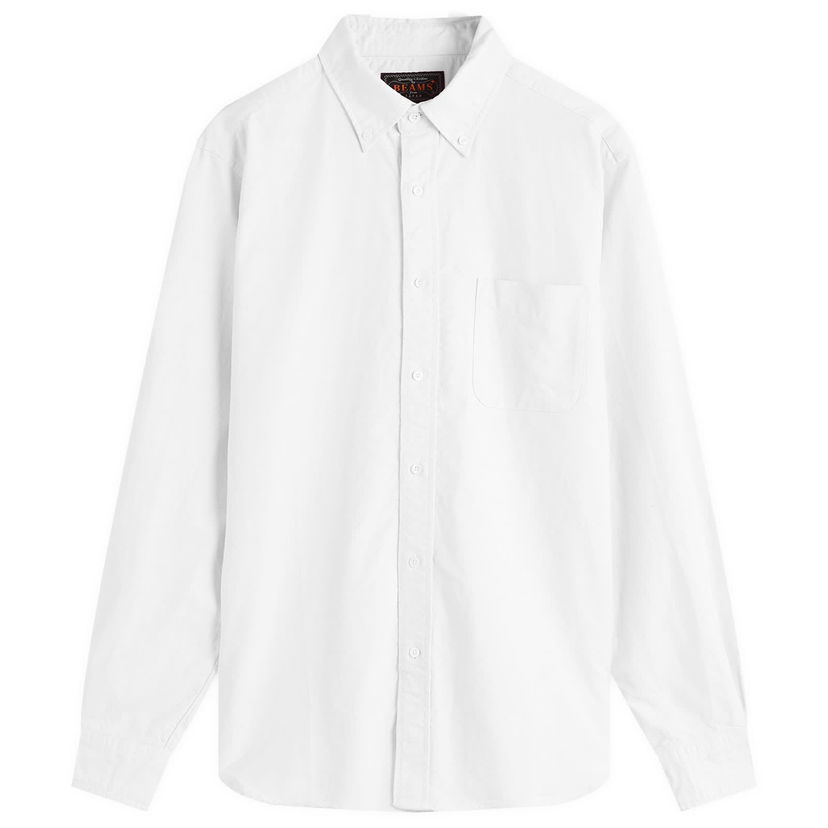 Сорочка BEAMS Beams Plus Button Down Oxford Shirt, Size Small білий | 3811-0011-139-01