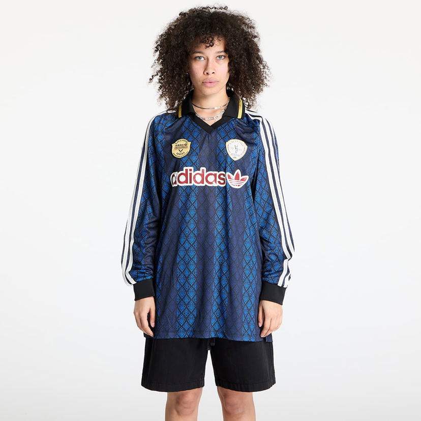 Джерсі adidas Originals Retro Sports Cricket-Inspired Longsleeve Jersey Синій | KA4383