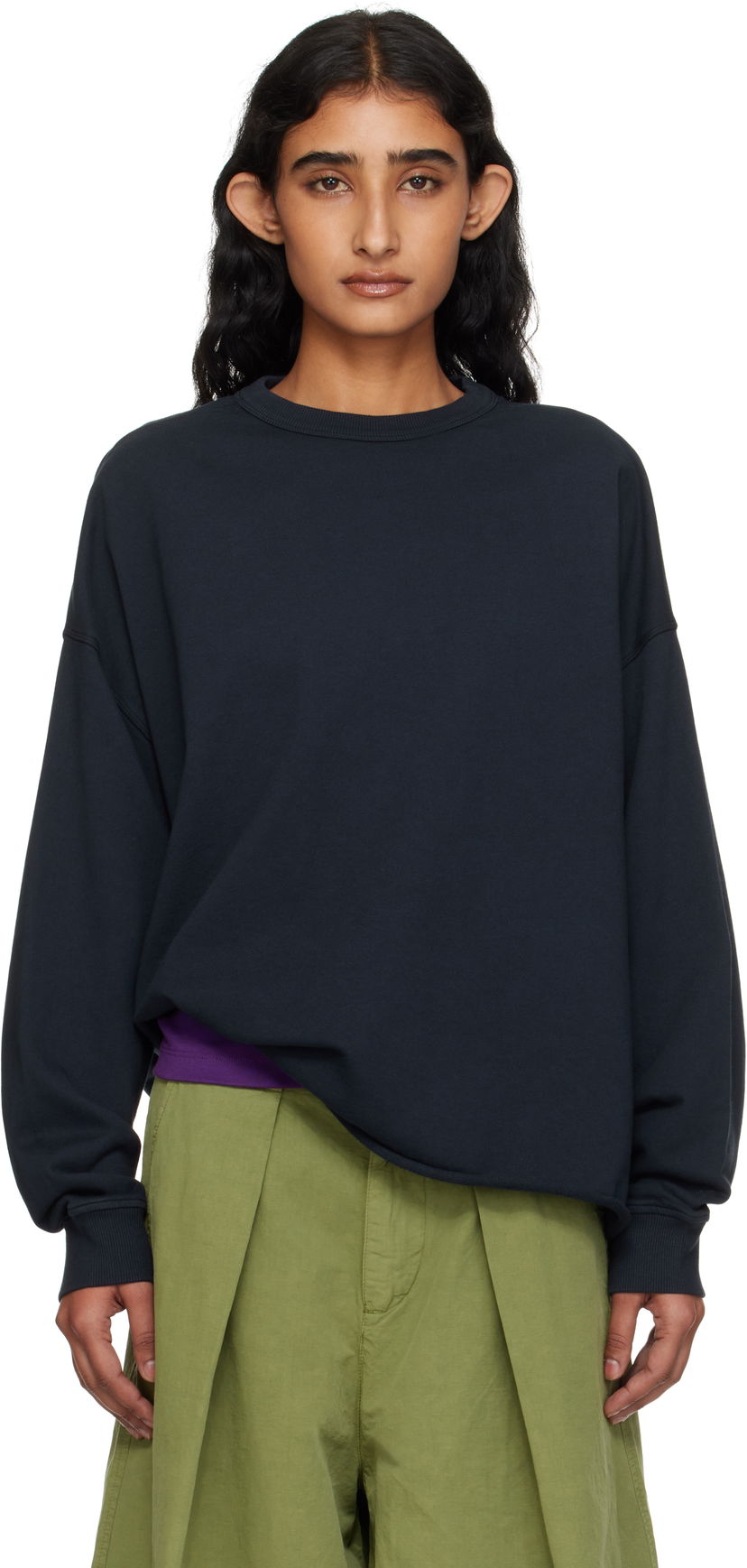 Світшоти YMC YMC Studio Sweatshirt чорний | Q7YMB
