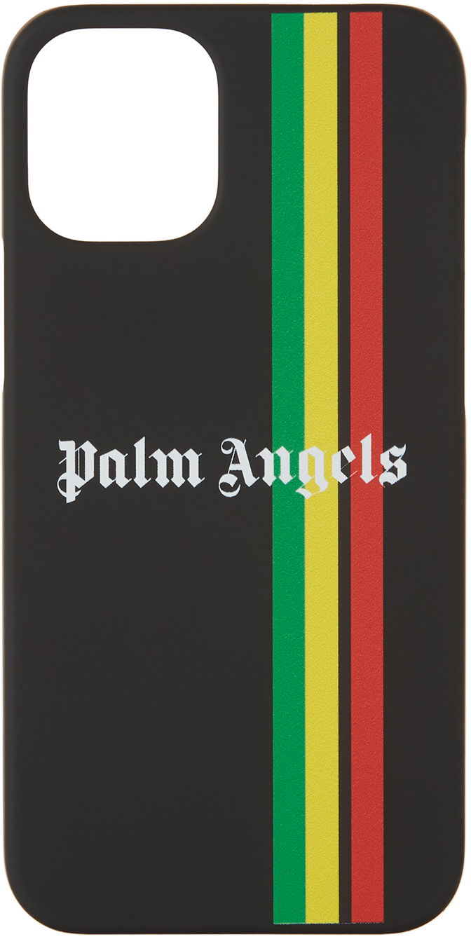 Гаджет Palm Angels Stripe iPhone 12 Mini Case чорний | PMPA029S21PLA0051001