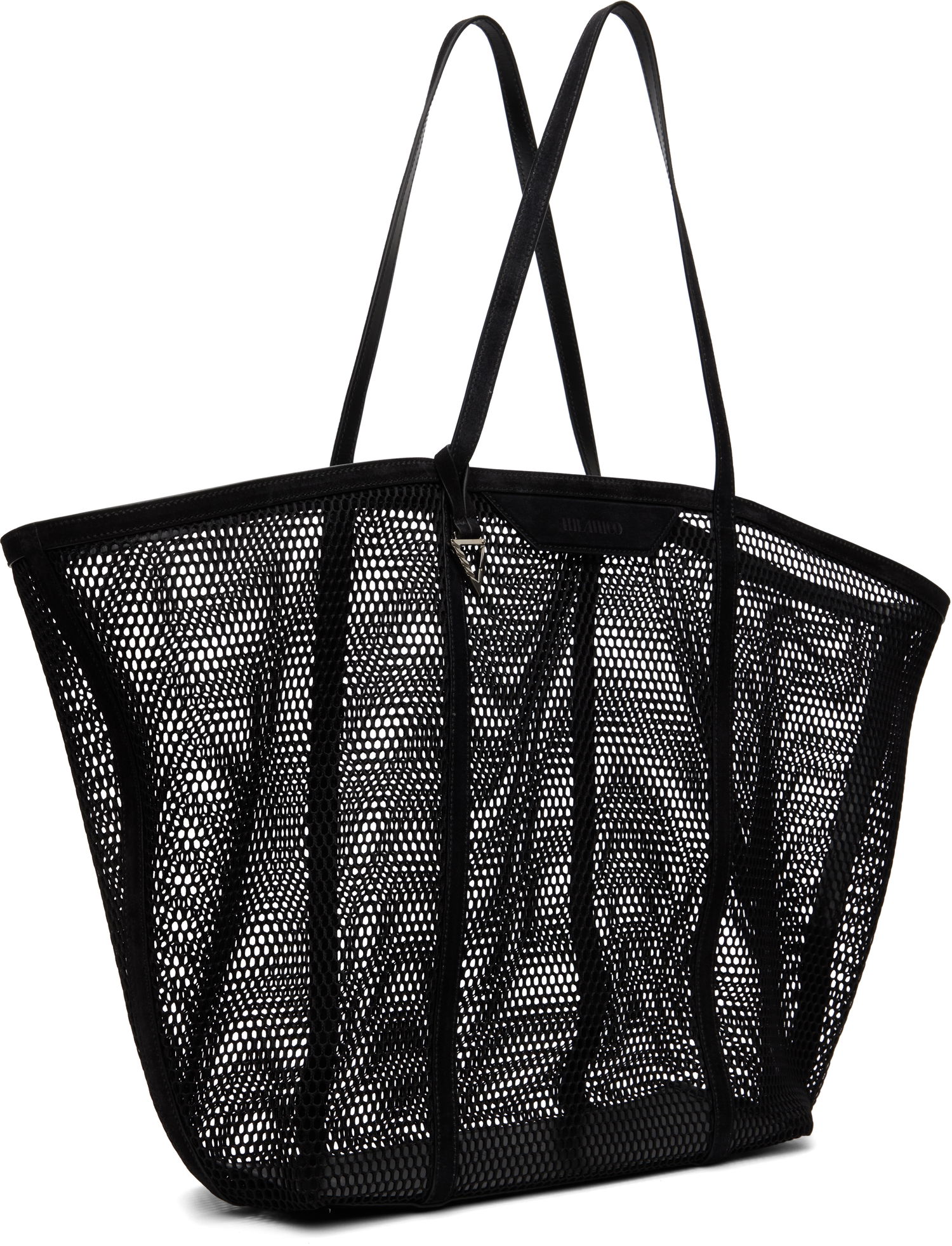 сумка-тоут The Attico Attico Via del Mare Mesh Tote чорний | 250WAH00053 EEE102AA, 1