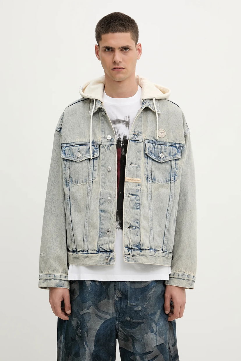 Куртка AAPE by A Bathing Ape AAPE Now Light Weight Denim Jacket Синій | AAPLJM7700XBN