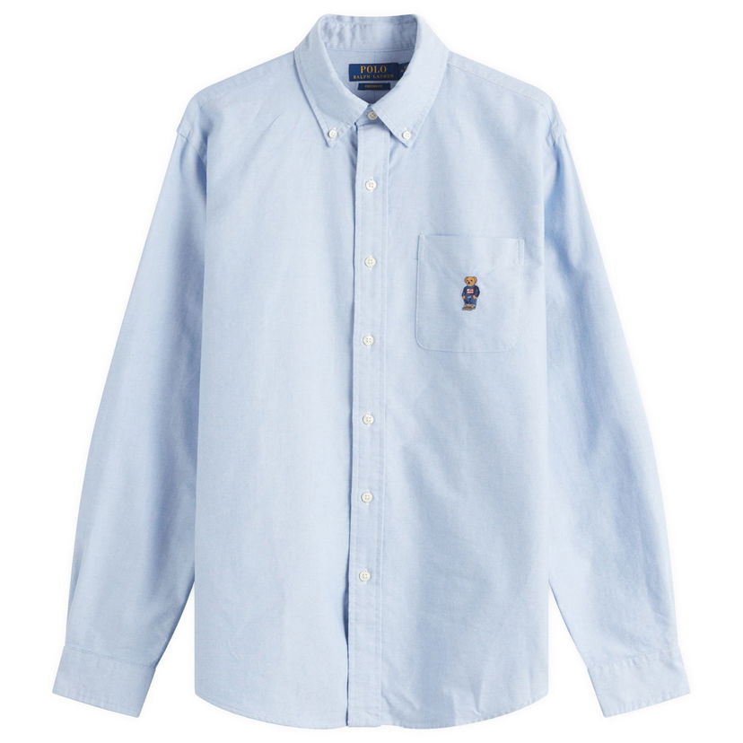 Сорочка Polo by Ralph Lauren Ralph Lauren Men's Custom Fit Shirt, Size Large Синій | 710968934001