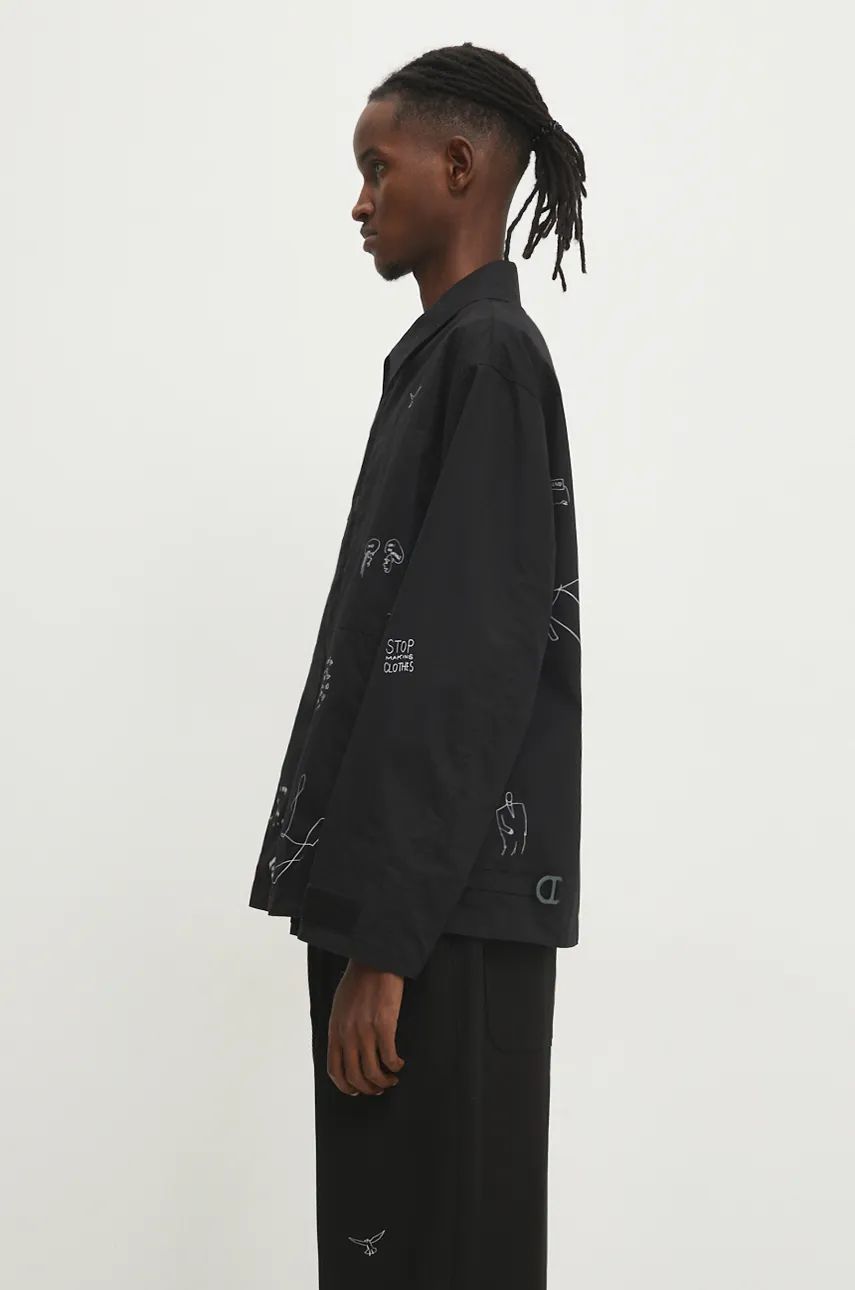 Куртка UNDERCOVER Oversize Jacket with Print чорний | UC2D4212, 1