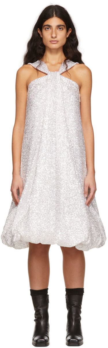 плаття We11done We11done Sequin Bubble Dress Металік | WD-OP1-22-182-W-WH, 0