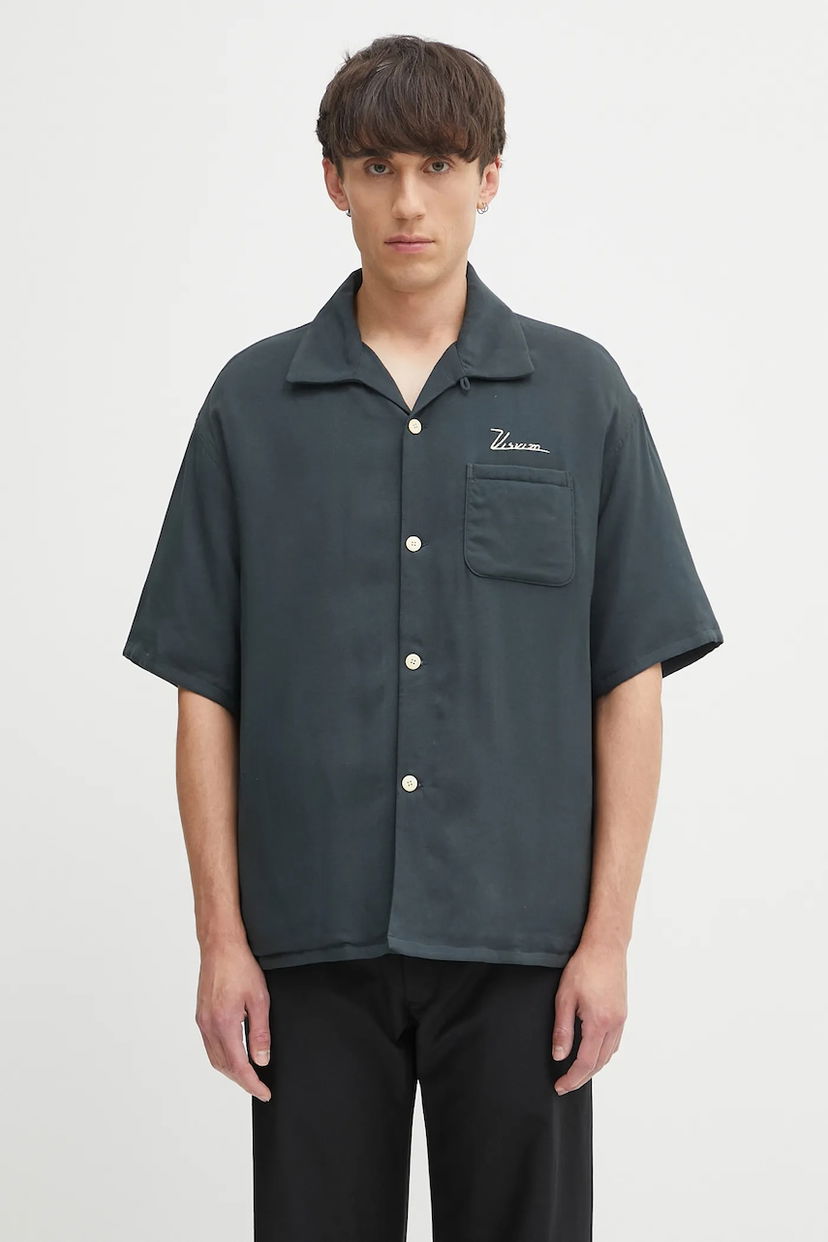 Сорочка visvim Visvim Grayson Down Shirt, Regular Fit Зелений | 125105011010