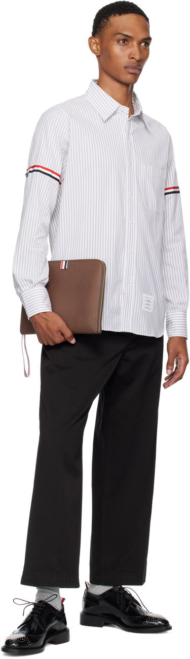 Гаманець Thom Browne Thom Browne Soft Calfskin Medium Gusset Document Holder Коричневий | MAC083A-L0117, 2