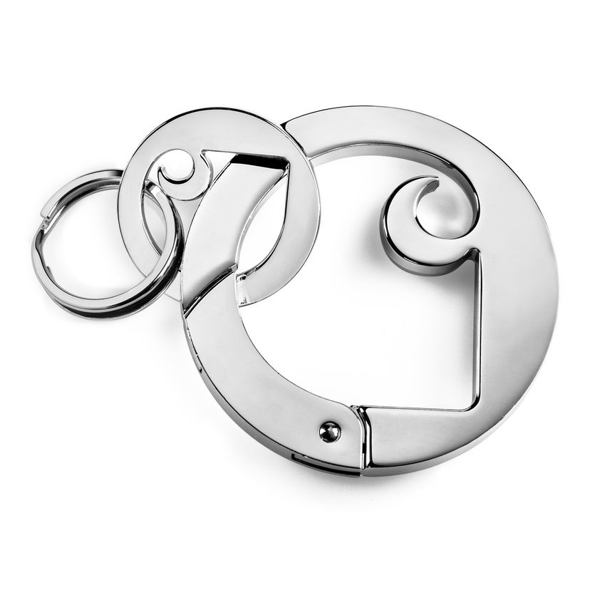Брелоки Carhartt WIP Metal Carabiner Keychain Металік | I034579_1