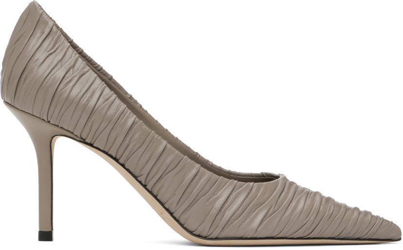 Кросівки та взуття Jimmy Choo Jimmy Choo Love 85 Ruched Pumps Сірий | LOVE 85