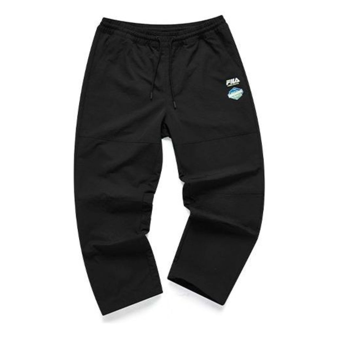 Спортивні штани FILA Fusion Mesh Panel Loose Fit Woven Pants чорний | T11M125801F-BK, 0