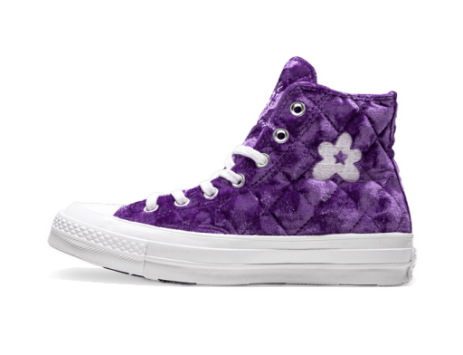 Кросівки та взуття Converse Golf Le Fleur x Chuck 70 Hi "Quilted Velvet Tillandsia Purple" Фіолетовий | 165600C