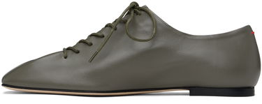 Одяг Aeyde Aeyde Isla Nappa Leather Derbys Зелений | A11-FL-RKLS08FL166-SS25-1007-007, 2