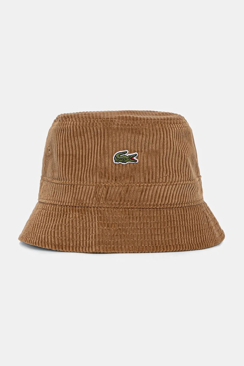 Капелюх Lacoste Corduroy Bucket Hat Коричневий | RK2934