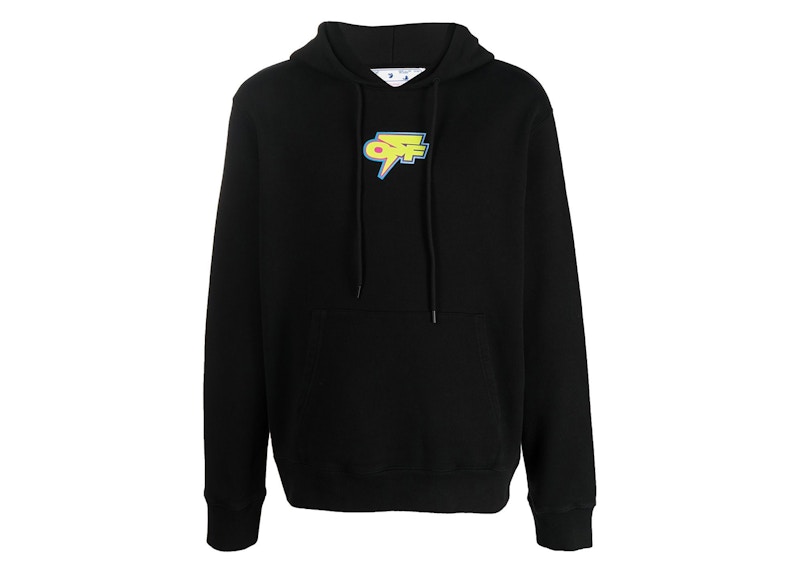 Світшоти Off-White Degrade Thund Skate Arrows Hoodie чорний | OMBB097F22FLE0061070
