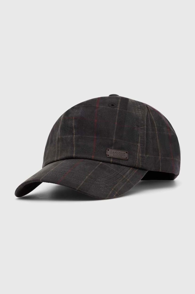 Кепка Barbour Barbour Darwen Tartan Sports Cap Сірий | MHA0554