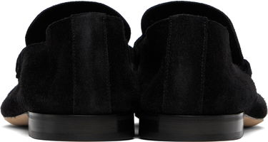Кросівки та взуття The Row The Row Soft Suede Loafers чорний | F1626-L305, 1