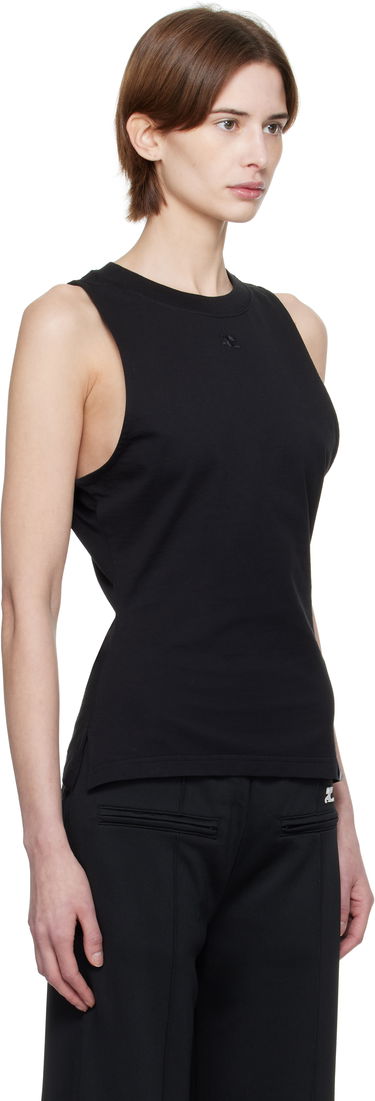 Безрукавка Courrèges Courrèges Fitted Tank Top чорний | 125JDE094JS0107, 1
