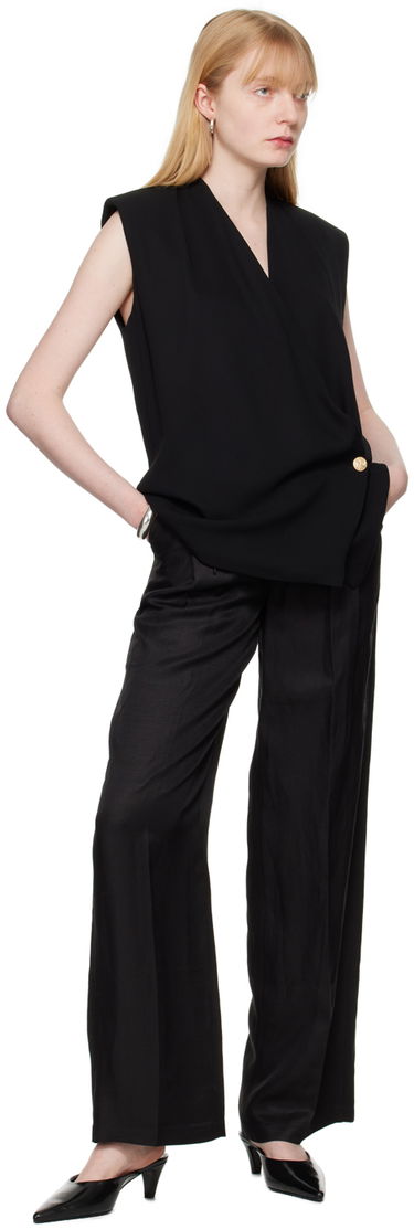 Жилет Anine Bing Wrap Sleeveless Top чорний | A-07-4835-BLK26, 3