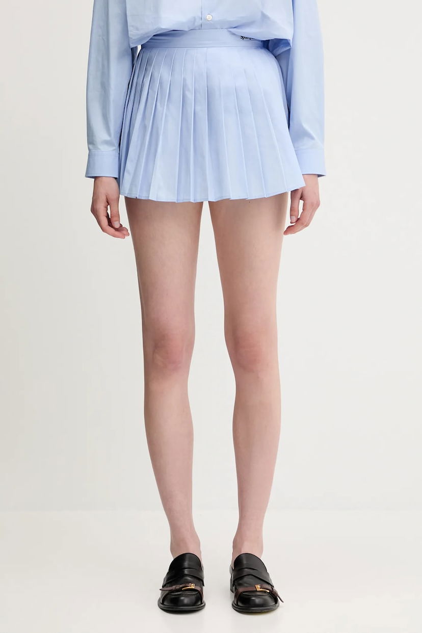 Спідниця Sporty & Rich Sporty & Rich Serif Logo Anae Mini A-Line Skirt Синій | SK018612300BL59