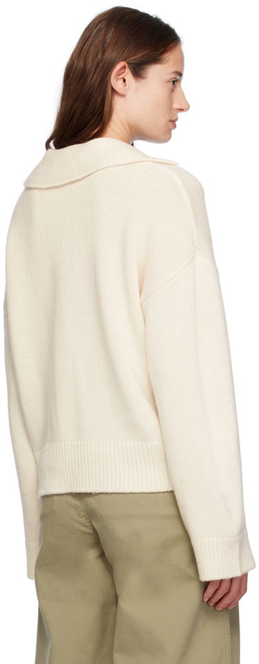 Cветр rag & bone rag & bone Danica Polo Sweater білий | WAS24F003CA03, 2