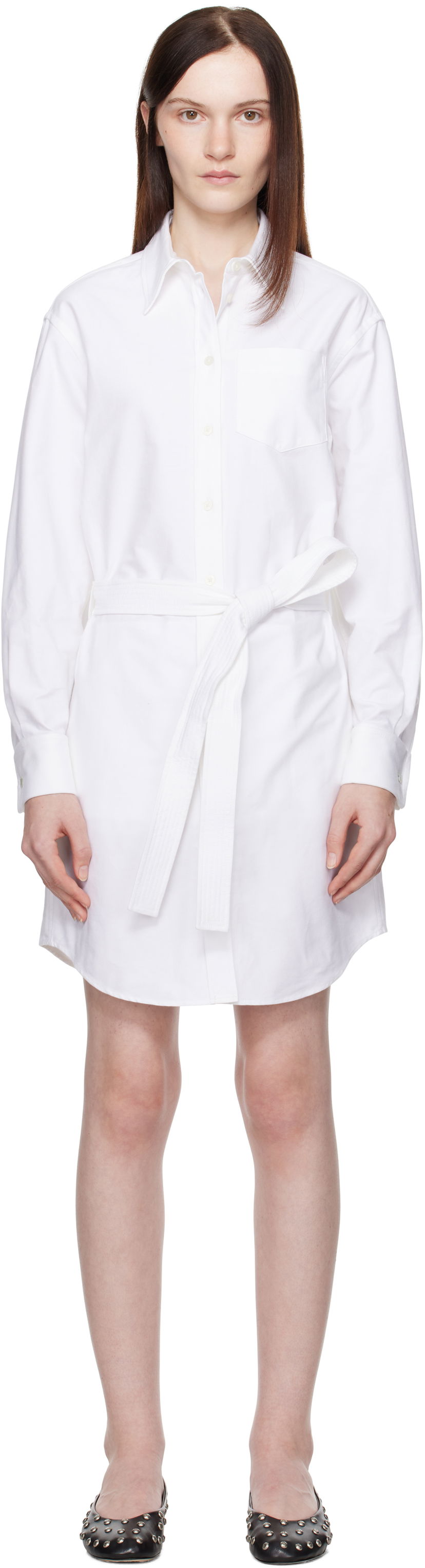 Сорочка KENZO Kimono Sleeve Shirt Dress білий | FF52RO4059LO