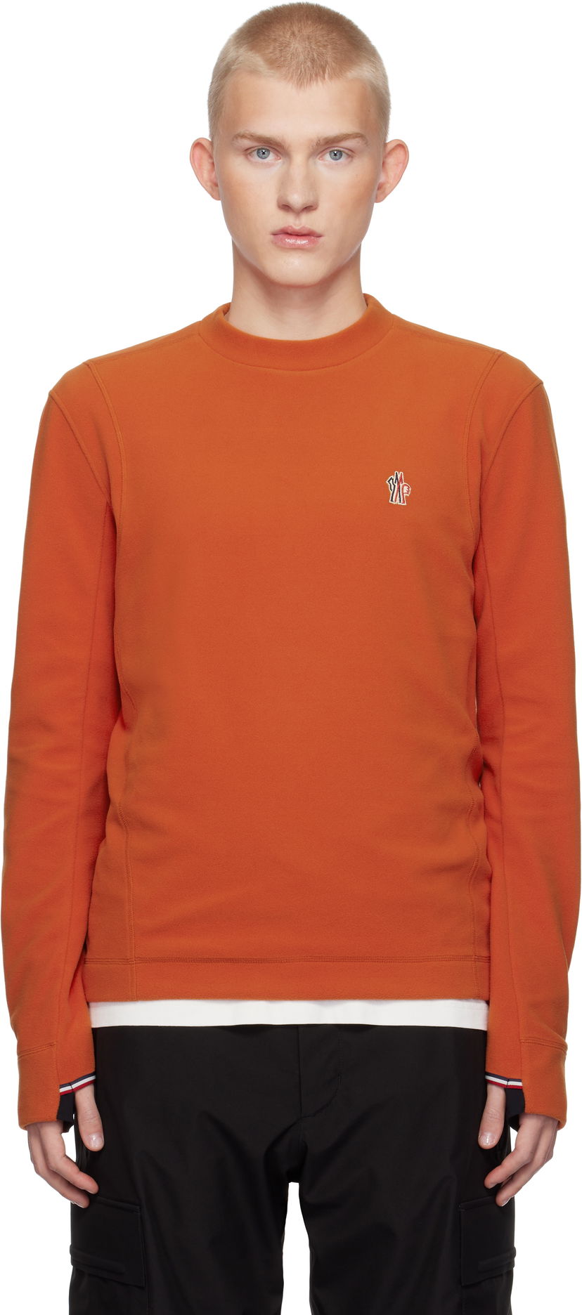 Світшоти Moncler Fleece Sweatshirt Помаранчевий | J20978G0001980093