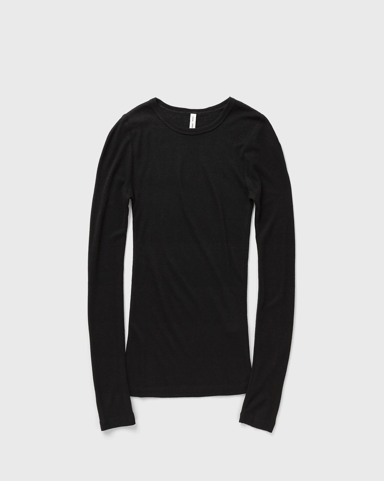 Cветр Samsoe Samsoe Samsøe & Samsøe Sadou Long Sleeve T-Shirt, Size L чорний | F10000014-BLACK, 0