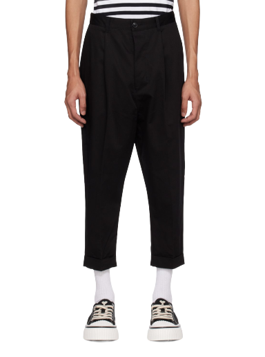 Штани AMI Carrot Trousers чорний | HTR101.CO0020