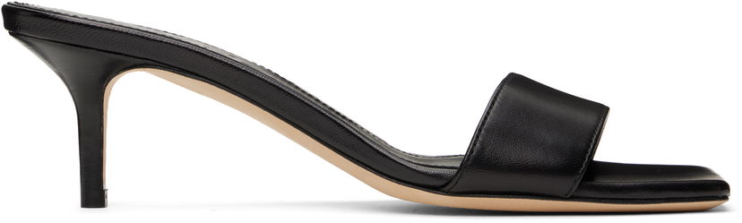 Аксесуари Aeyde Aeyde Ilvy Leather Mules чорний | A11-HS-GAIS55TB155-SS25-800-007