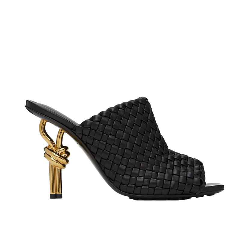 Кросівки та взуття Bottega Veneta Knot Mules "Black" чорний | 754143 V2P50