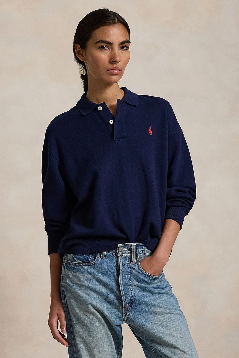Світшоти Polo by Ralph Lauren Polo Ralph Lauren Fleece Sweatshirt темно-синій | 211947966